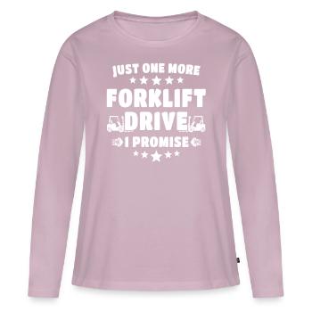 Stapler Staplerfahrer - Frauen Premium Bio Langarmshirt - Altrosa - Vorne - Julia (174cm)