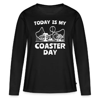 Roller Coaster Roller Coaster Lovers - Women's Premium Organic Long Sleeve Shirt - black - Front - Julia (174cm)
