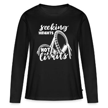 Roller coaster - Women's Premium Organic Long Sleeve Shirt - black - Front - Julia (174cm)
