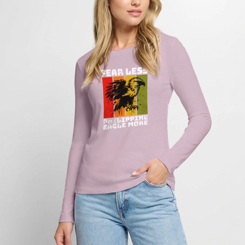 Philippine Eagle Monkey Eagle Women's Premium Organic Long Sleeve Shirt