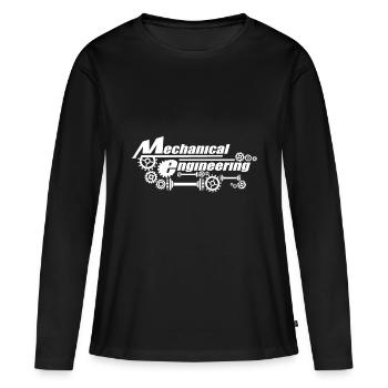Mechanical Engineering - Women's Premium Organic Long Sleeve Shirt - black - Front - Julia (174cm)