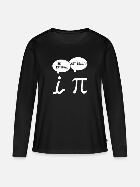 Mathe Nerds - Frauen Premium Bio Langarmshirt - Schwarz