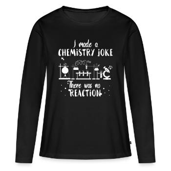 Chemiker Witz - Frauen Premium Bio Langarmshirt - Schwarz - Vorne - Julia (174cm)