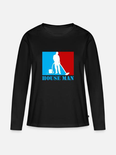 Hausmann - Frauen Premium Bio Langarmshirt - Schwarz