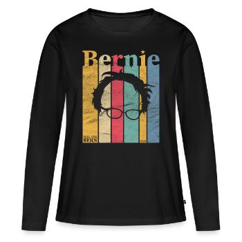 Bernie 2020 Bernie Sanders Supporters - T-shirt manches longues Premium bio Femme - noir - Devant - Julia (174cm)