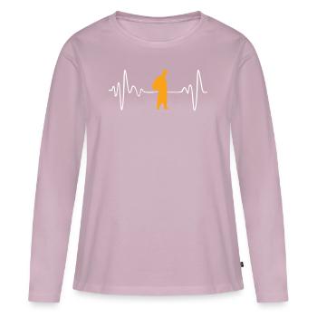 Bachelor - Women's Premium Organic Long Sleeve Shirt - dusky pink - Front - Julia (174cm)