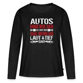 Tuner tuning mechanic - Women's Premium Organic Long Sleeve Shirt - black - Front - Julia (174cm)