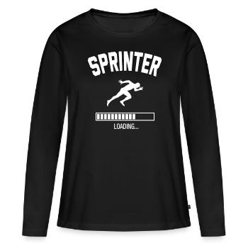 Future sprinter - Women's Premium Organic Long Sleeve Shirt - black - Front - Julia (174cm)
