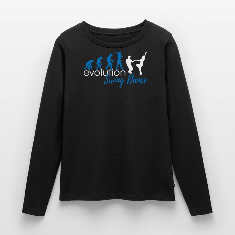Swing Dance Evolution Frauen Premium Bio Langarmshirt