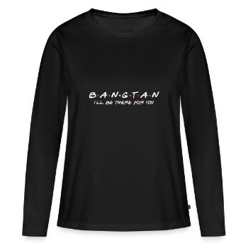 Bangtan KPOP bat la musique pop coréenne - T-shirt manches longues Premium bio Femme - noir - Devant - Julia (174cm)