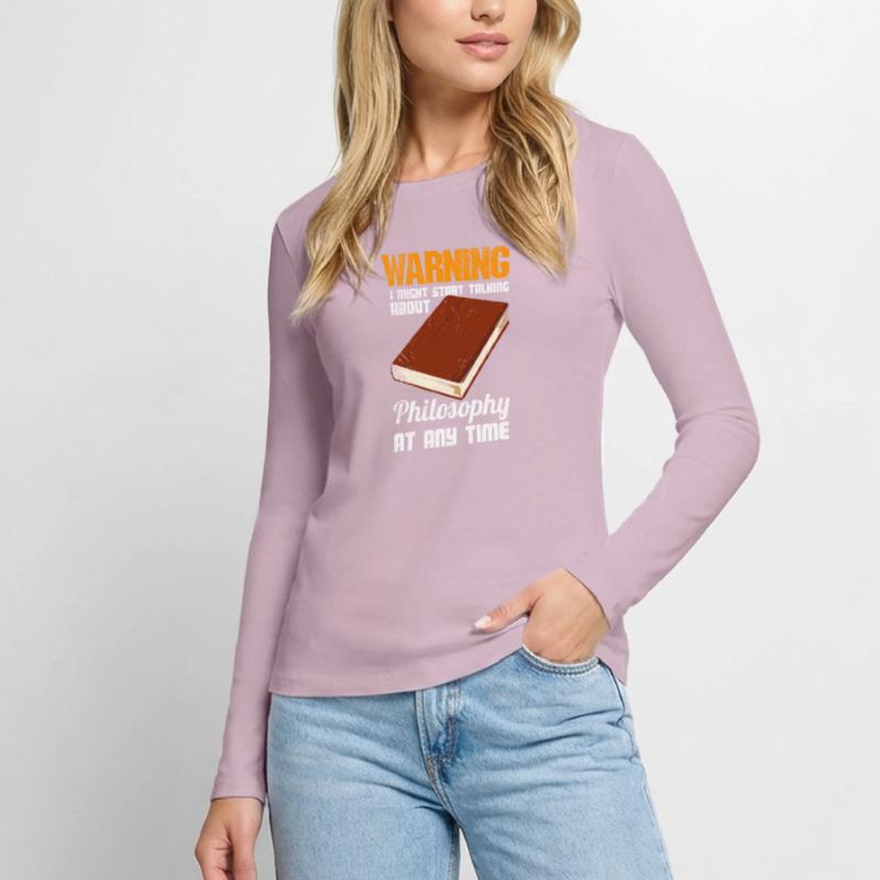 Philosophy Thinker Freethinker Philosopher Women's Premium Organic Long Sleeve Shirt