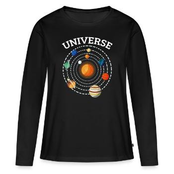 Venus Occupy Mars T-shirt Terraform Cadeau De Chemise - T-shirt manches longues Premium bio Femme - noir - Devant - Julia (174cm)
