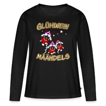 Glühweinmädels - Frauen Premium Bio Langarmshirt - Schwarz - Vorne - Julia (174cm)