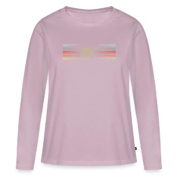 Parachutists Freefaller Skydiving - Women's Premium Organic Long Sleeve Shirt - dusky pink - Front - Julia (174cm)