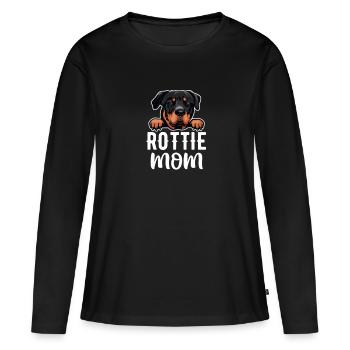 Rottweiler Mama Rottie Dog Dog Dog Sport - Women's Premium Organic Long Sleeve Shirt - black - Front - Julia (174cm)
