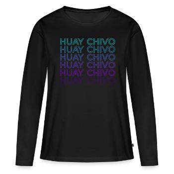 Huay Chivo Maya-Mythologie Maya Azteken Retro - Frauen Premium Bio Langarmshirt - Schwarz - Vorne - Julia (174cm)