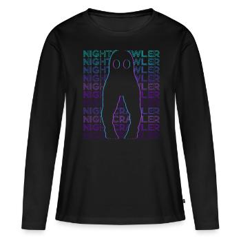 Fresno Nightcrawler Cryptoid Cryptozoology - Women's Premium Organic Long Sleeve Shirt - black - Front - Julia (174cm)