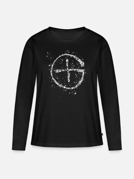 Geocacher Geocache - Frauen Premium Bio Langarmshirt - Schwarz