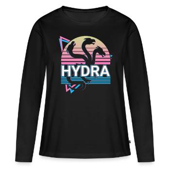 Hydra Ancient Greek Mythology Retro - Women's Premium Organic Long Sleeve Shirt - black - Front - Julia (174cm)