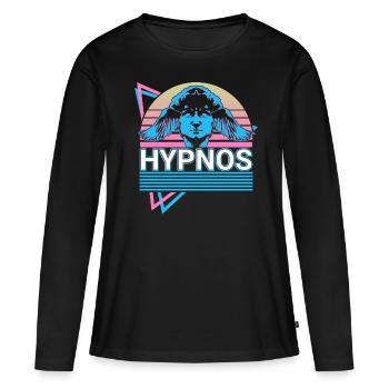 Hypnos Greek God Ancient Greek Mythol - Women's Premium Organic Long Sleeve Shirt - black - Front - Julia (174cm)
