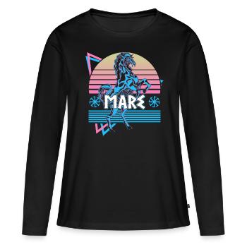 Mare Norse Mythology Germanic Folklore - Women's Premium Organic Long Sleeve Shirt - black - Front - Julia (174cm)