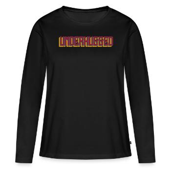 Free Hugs Underhugged Hug me - Women's Premium Organic Long Sleeve Shirt - black - Front - Julia (174cm)