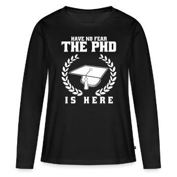 Doctoral Thesis PhD Doktorhut - Women's Premium Organic Long Sleeve Shirt - black - Front - Julia (174cm)
