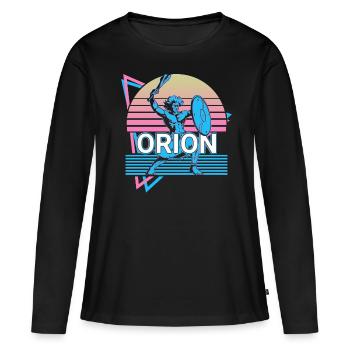 Orion Giant Hunter Ancient Greek Mythology Re - Women's Premium Organic Long Sleeve Shirt - black - Front - Julia (174cm)