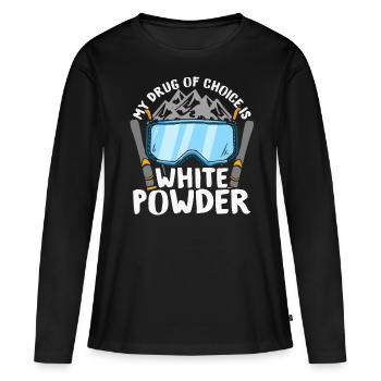 Snowboarders, snowboarders - Women's Premium Organic Long Sleeve Shirt - black - Front - Julia (174cm)