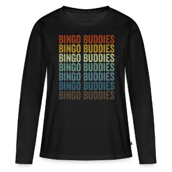 Bingo Buddies Bingo Players Bingo Buddies - Women's Premium Organic Long Sleeve Shirt - black - Front - Julia (174cm)
