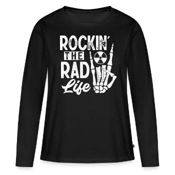 RAD -Technologie, Radiologe - Frauen Premium Bio Langarmshirt - Schwarz - Vorne - Julia (174cm)
