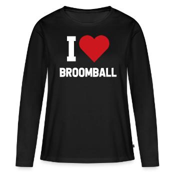 Broadway, Musical, Nerd de théâtre - T-shirt manches longues Premium bio Femme - noir - Devant - Julia (174cm)