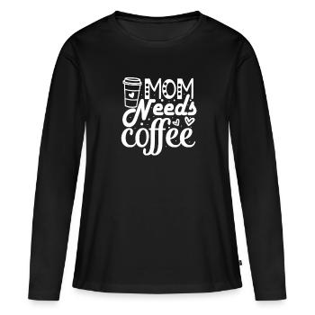 Beste Mutter Muttertag Mutter Geburtstag Mama Mutter Mutter - Frauen Premium Bio Langarmshirt - Schwarz - Vorne - Julia (174cm)