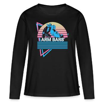 Jiu Jitsu BJJ Retro - Women's Premium Organic Long Sleeve Shirt - black - Front - Julia (174cm)