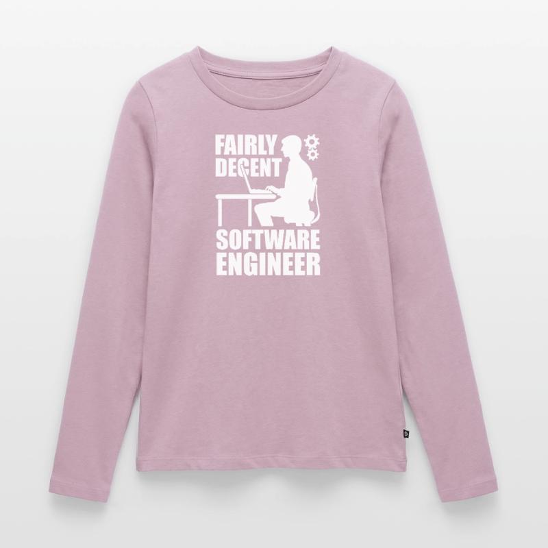 Programmer Computer Admin Coder Software Developer Women's Premium Organic Long Sleeve Shirt