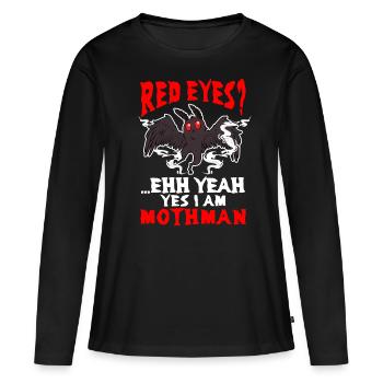 Kryptide Folklore - Frauen Premium Bio Langarmshirt - Schwarz - Vorne - Julia (174cm)