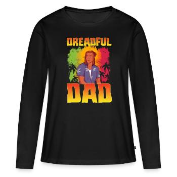 Rastafari Rastafarian Rasta - T-shirt manches longues Premium bio Femme - noir - Devant - Julia (174cm)