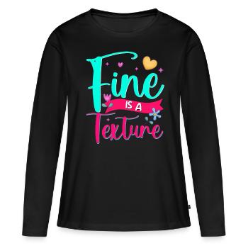 Scrapbooking Scrapbooker - T-shirt manches longues Premium bio Femme - noir - Devant - Julia (174cm)