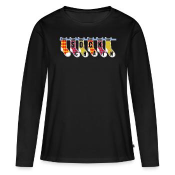 Computer Scientist Admin Computer Science - Women's Premium Organic Long Sleeve Shirt - black - Front - Julia (174cm)