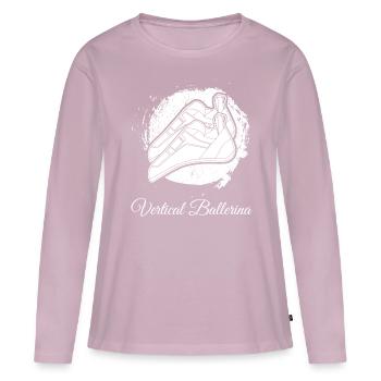 Bouldering Climbing Wall Climbing - Women's Premium Organic Long Sleeve Shirt - dusky pink - Front - Julia (174cm)