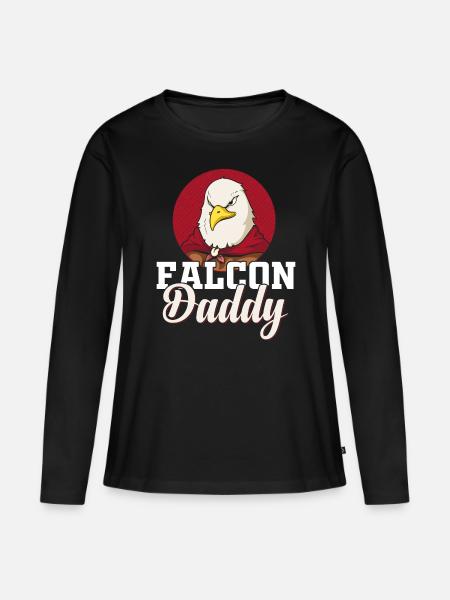 Falkner Falknerei Hawking - Frauen Premium Bio Langarmshirt - Schwarz
