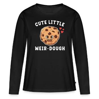 Cookie Dough Cookie Scout Cookie Handler - T-shirt manches longues Premium bio Femme - noir - Devant - Julia (174cm)