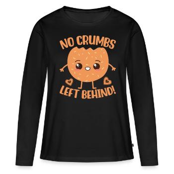 Kekse Pfadfinderkeks-Händler - Frauen Premium Bio Langarmshirt - Schwarz - Vorne - Julia (174cm)