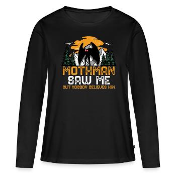 Cryptid Cryptozoology - Women's Premium Organic Long Sleeve Shirt - black - Front - Julia (174cm)