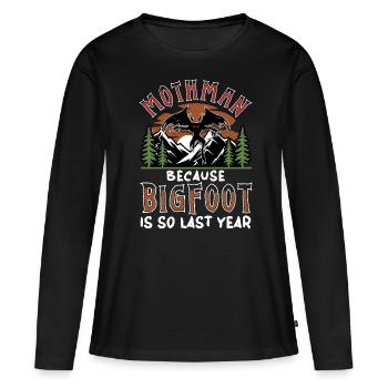 Sasquatch Cryptid Cryptozoology - Women's Premium Organic Long Sleeve Shirt - black - Front - Julia (174cm)