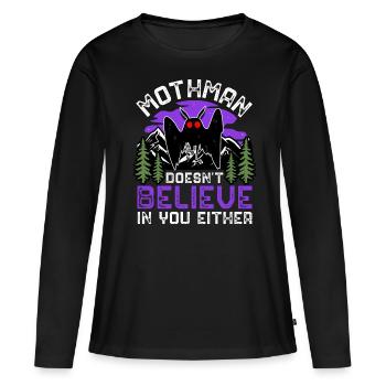 Cryptid Cryptozoology - Women's Premium Organic Long Sleeve Shirt - black - Front - Julia (174cm)
