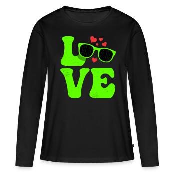 Codierung Codierer Programmierer - Frauen Premium Bio Langarmshirt - Schwarz - Vorne - Julia (174cm)