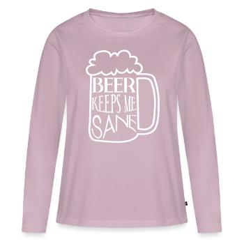 Beer Brewing Home Brewery Craft Beer - Women's Premium Organic Long Sleeve Shirt - dusky pink - Front - Julia (174cm)