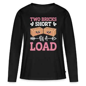 Lustiger Südstaaten-Slang Land - Frauen Premium Bio Langarmshirt - Schwarz - Vorne - Julia (174cm)