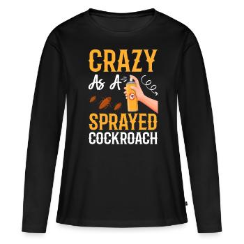 Lustiger Südstaaten-Slang Land - Frauen Premium Bio Langarmshirt - Schwarz - Vorne - Julia (174cm)